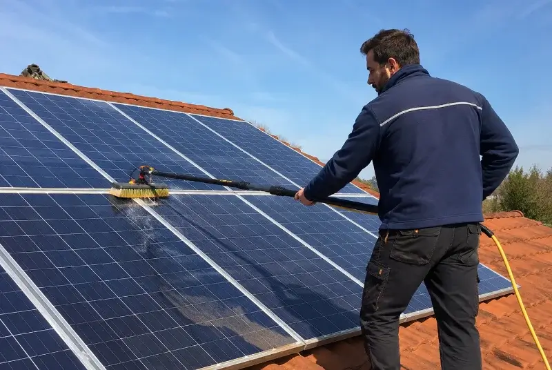 Nettoyage et entretien de panneaux solaires à Mas-Saintes-Puelles